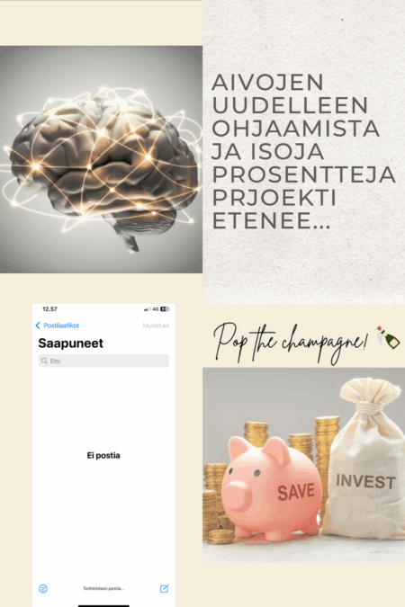 Töitä, unelmia ja sähköpostin siivousta – mitä tapahtuu, kun mieli muuttaa suuntaa?
